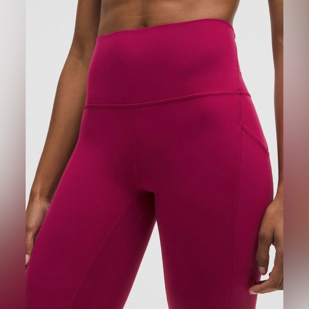 NWT Lululemon Align High-Rise Pant with Pockets 25"
Magenta Smoke size 2 - Picture 6 of 12